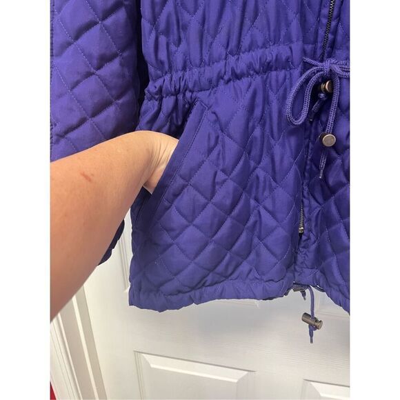 Express Purple Quilted Barn Jacket sz M - Picture 5 of 6